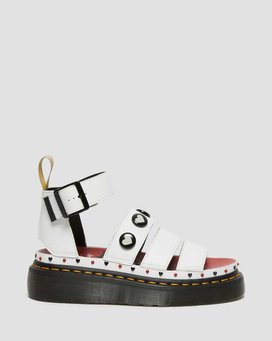Sandalias de Plataforma Dr Martens Vegan Clarissa II Betty Boop Mujer Blancas  España |  58412-DIWN