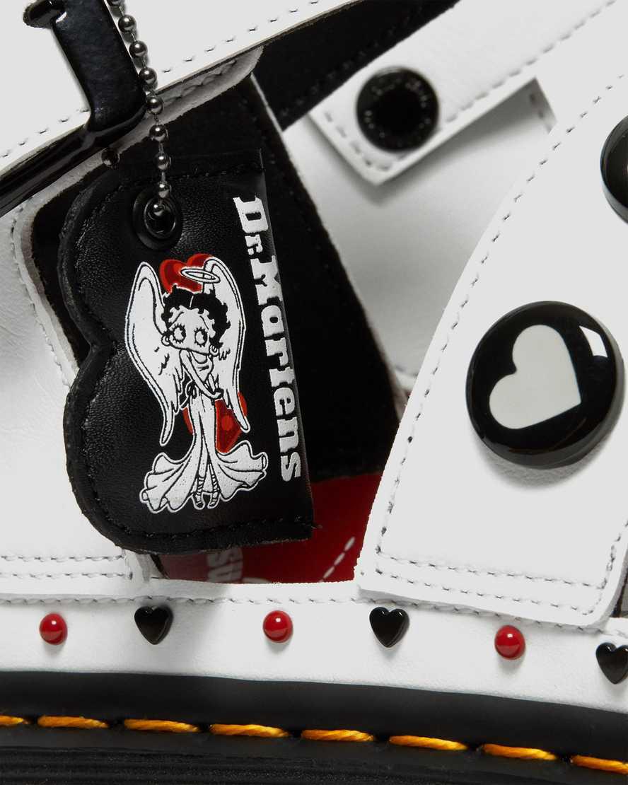 Sandalias de Plataforma Dr Martens Vegan Clarissa II Betty Boop Mujer Blancas  España |  58412-DIWN