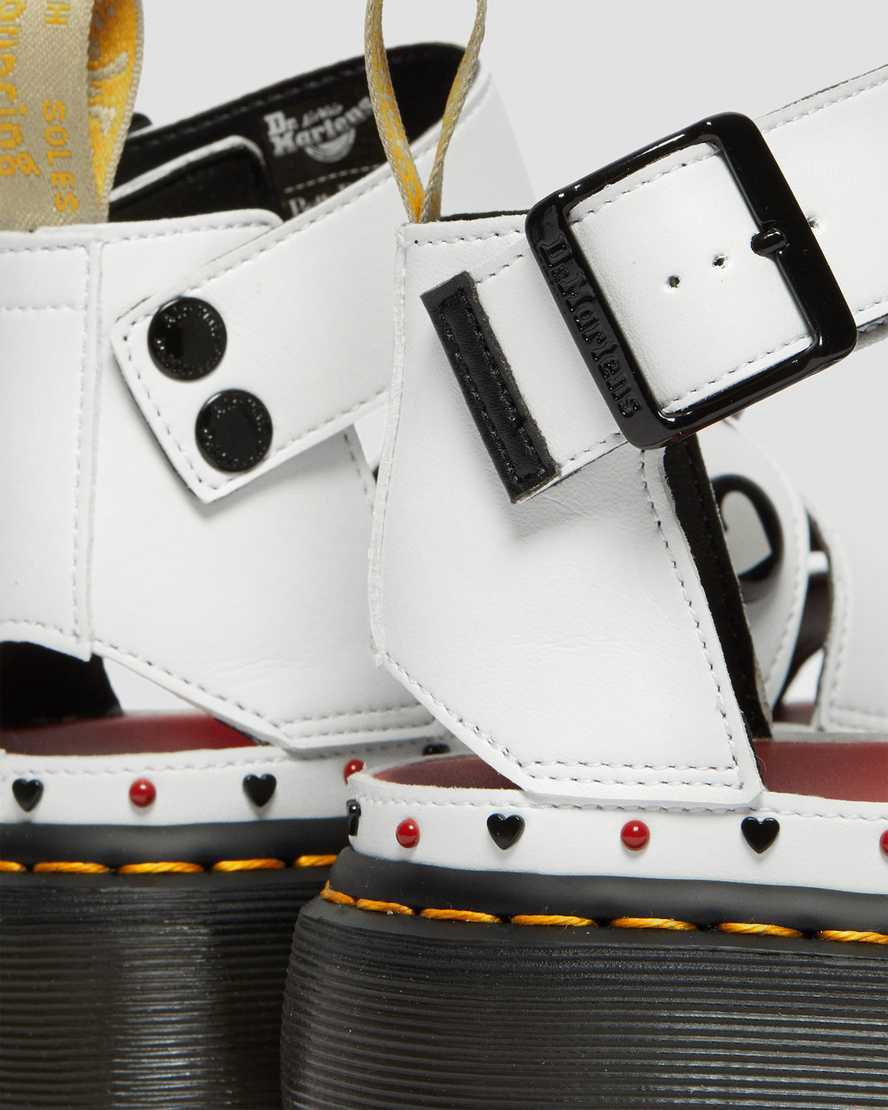 Sandalias de Plataforma Dr Martens Vegan Clarissa II Betty Boop Mujer Blancas  España |  58412-DIWN