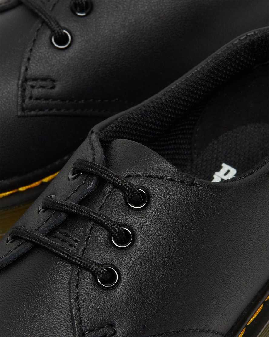 Zapatos Dr Martens Junior 1461 Softy T Leather Niños Negras  España |  21905-PCLJ