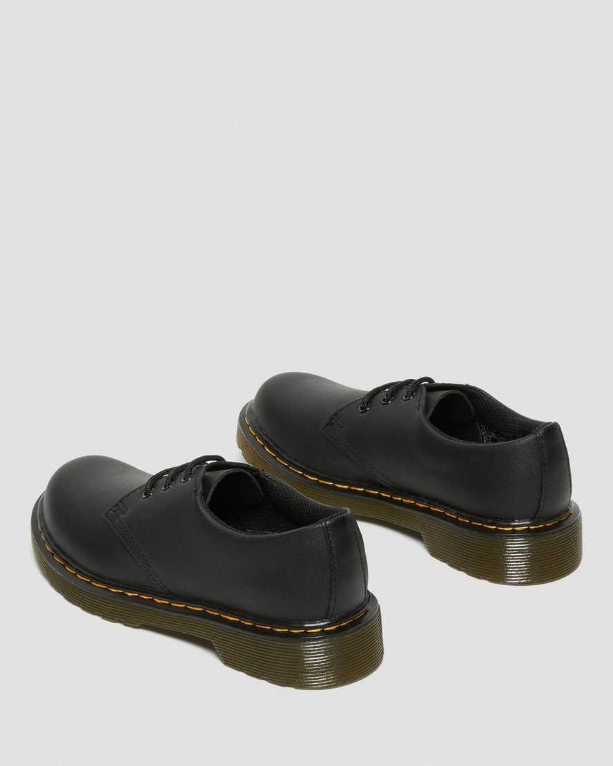 Zapatos Dr Martens Junior 1461 Softy T Leather Niños Negras  España |  21905-PCLJ
