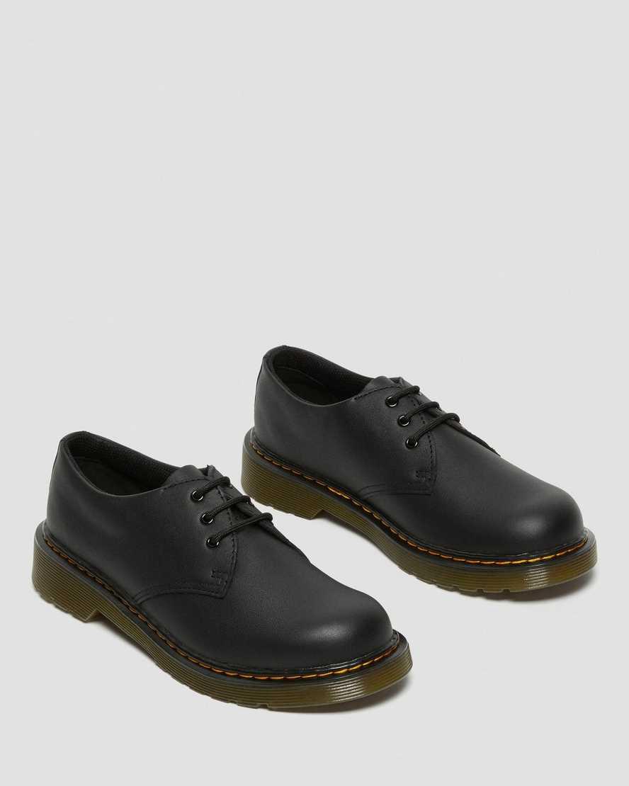 Zapatos Dr Martens Youth 1461 Softy T Leather Niños Negras  España |  16423-LYOZ