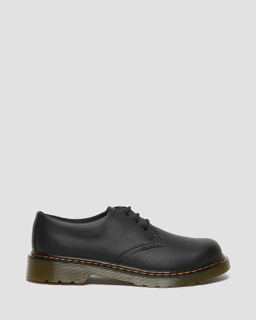 Zapatos Dr Martens Youth 1461 Softy T Leather Niños Negras  España |  16423-LYOZ