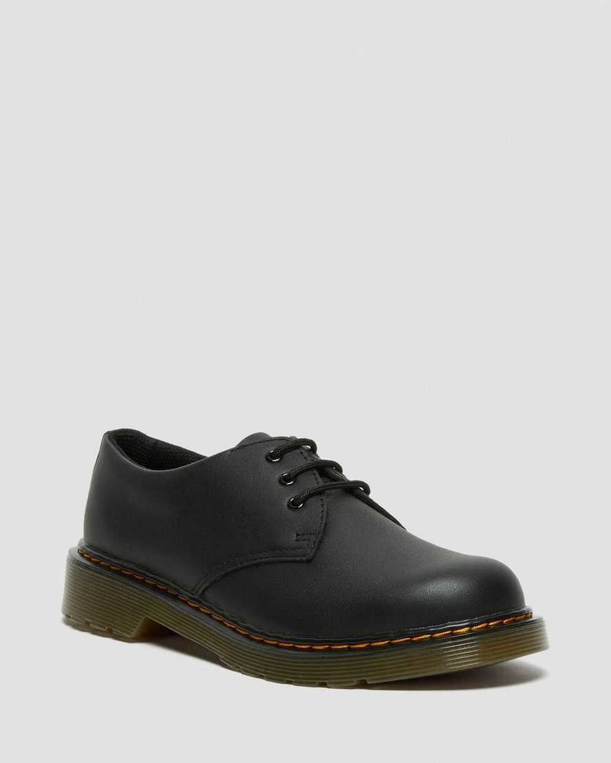 Zapatos Dr Martens Youth 1461 Softy T Leather Niños Negras  España |  16423-LYOZ