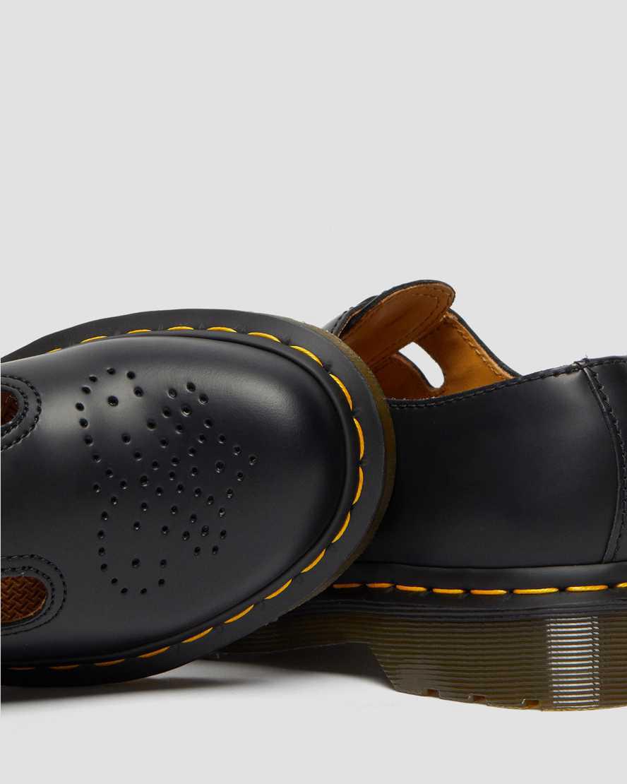Zapatos Mary Jane Dr Martens 8065 Smooth Leather Mujer Negras  España |  42067-KARG