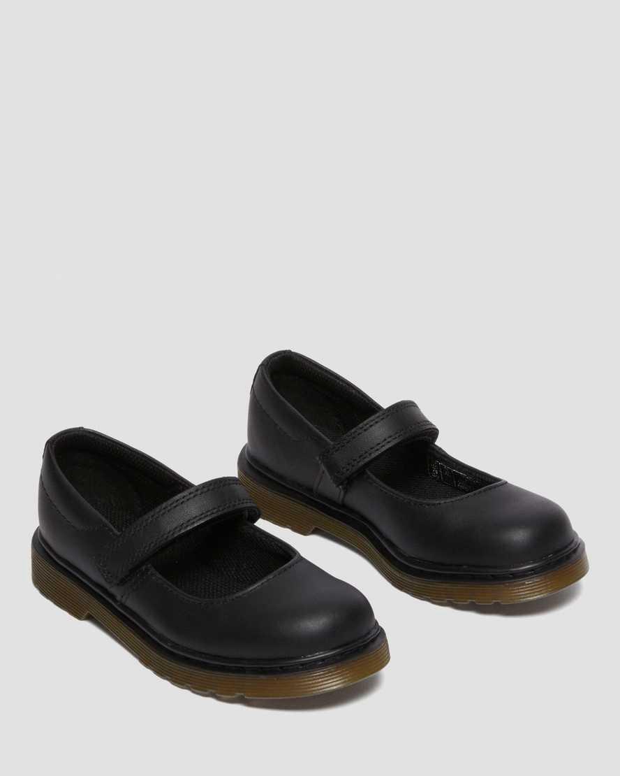 Zapatos Mary Jane Dr Martens Junior Maccy Softy T Niños Negras  España |  59243-JUQG
