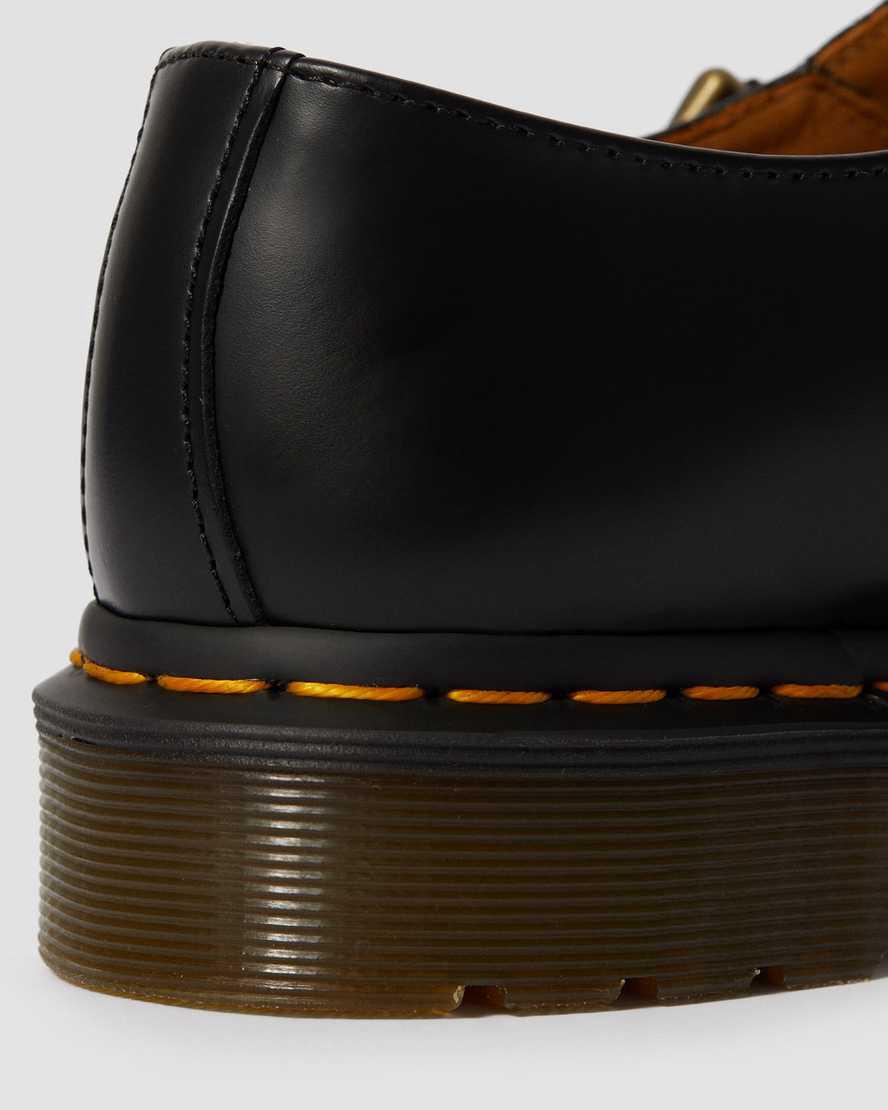Zapatos Mary Jane Dr Martens Polley Smooth Leather Mujer Negras  España |  20786-HRKY