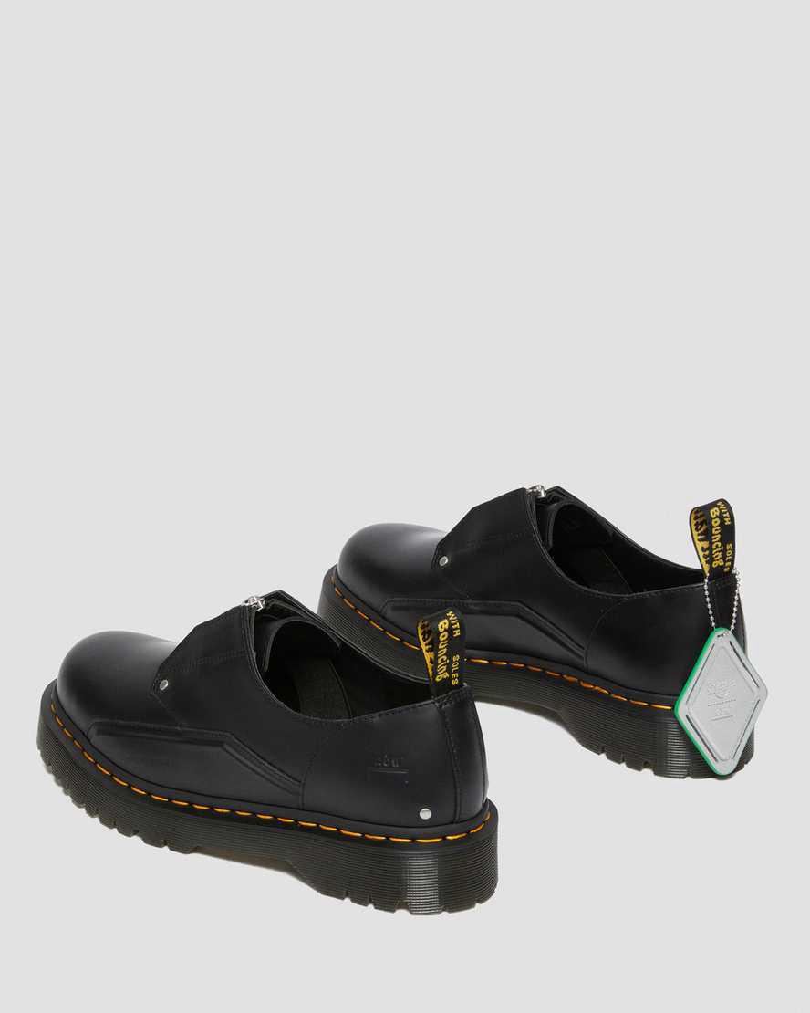 Zapatos Plataforma Dr Martens 1461 Bex ACW* Leather Mujer Negras  España |  43028-NOUS