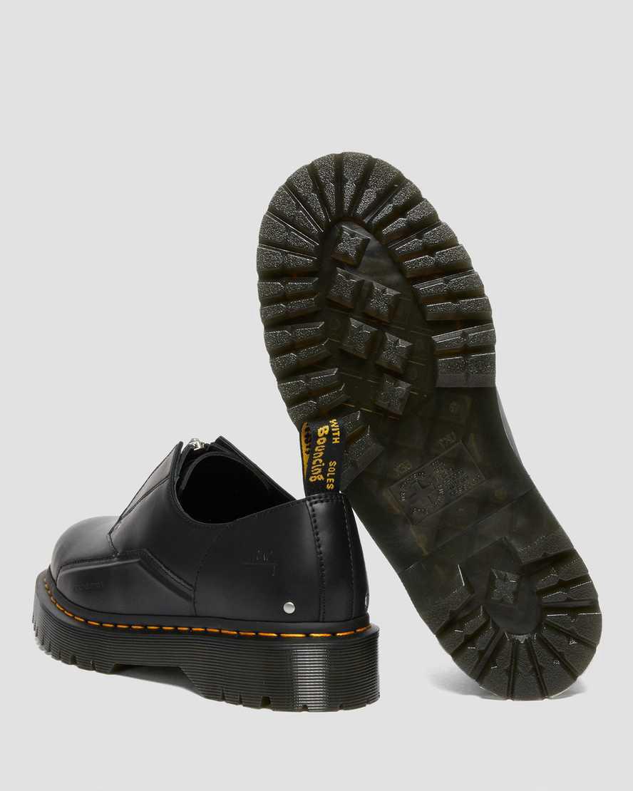 Zapatos Plataforma Dr Martens 1461 Bex ACW* Leather Mujer Negras  España |  43028-NOUS