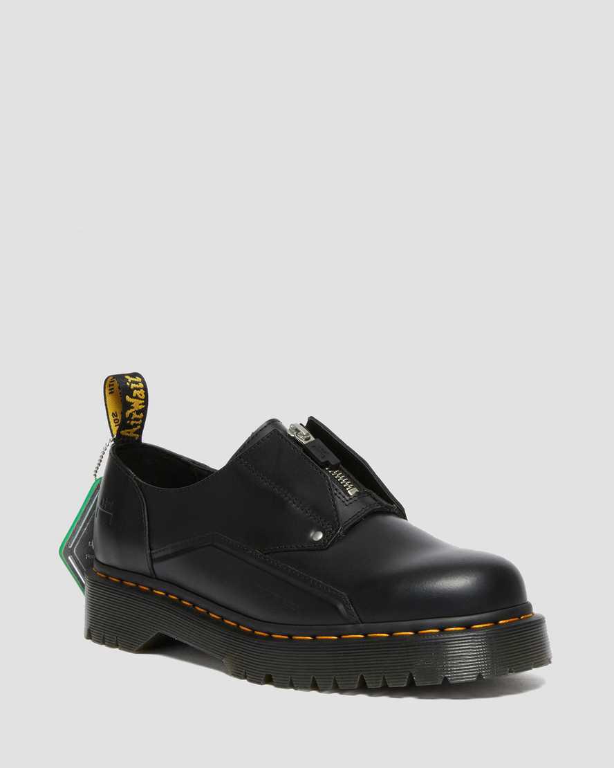 Zapatos Plataforma Dr Martens 1461 Bex ACW* Leather Mujer Negras  España |  43028-NOUS
