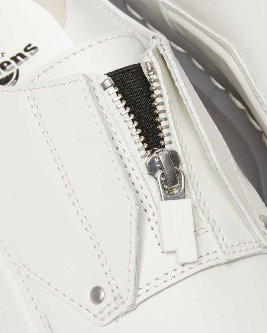 Zapatos Plataforma Dr Martens 1461 Bex ACW* Leather Mujer Marrones Creme  España |  82469-HVJL