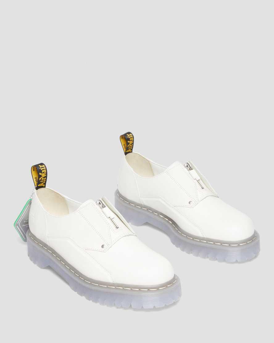Zapatos Plataforma Dr Martens 1461 Bex ACW* Leather Mujer Marrones Creme  España |  82469-HVJL