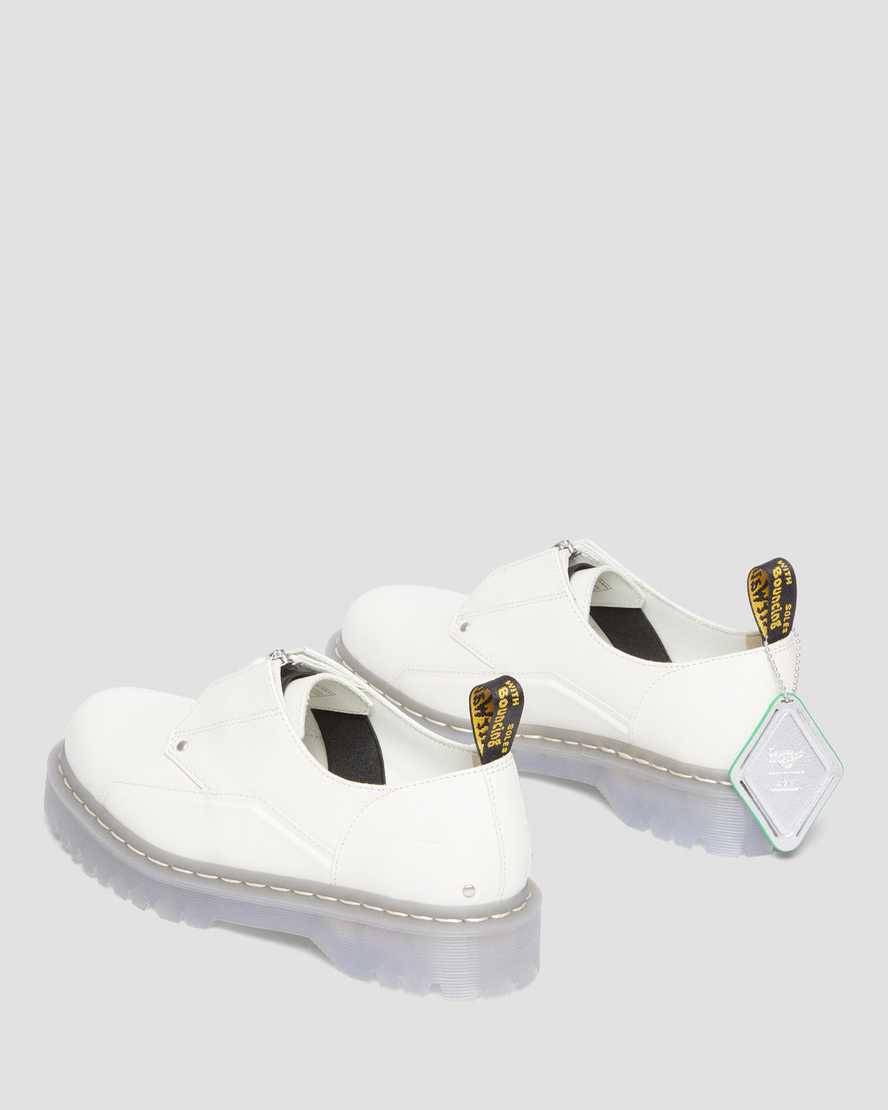 Zapatos Plataforma Dr Martens 1461 Bex ACW* Leather Mujer Marrones Creme  España |  82469-HVJL