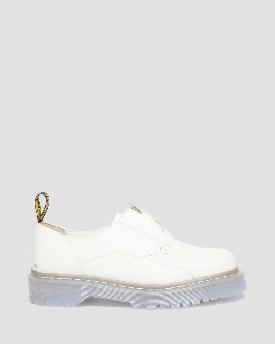 Zapatos Plataforma Dr Martens 1461 Bex ACW* Leather Mujer Marrones Creme  España |  82469-HVJL