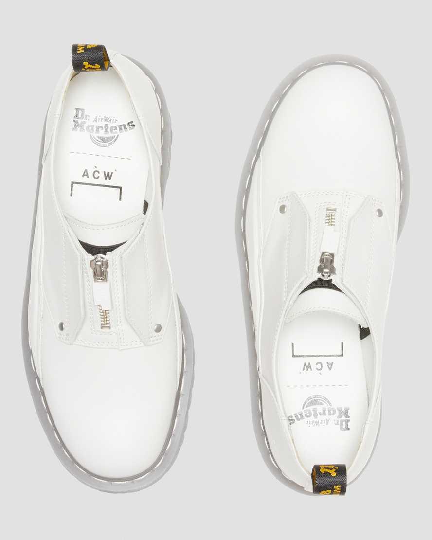 Zapatos Plataforma Dr Martens 1461 Bex ACW* Leather Mujer Marrones Creme  España |  82469-HVJL