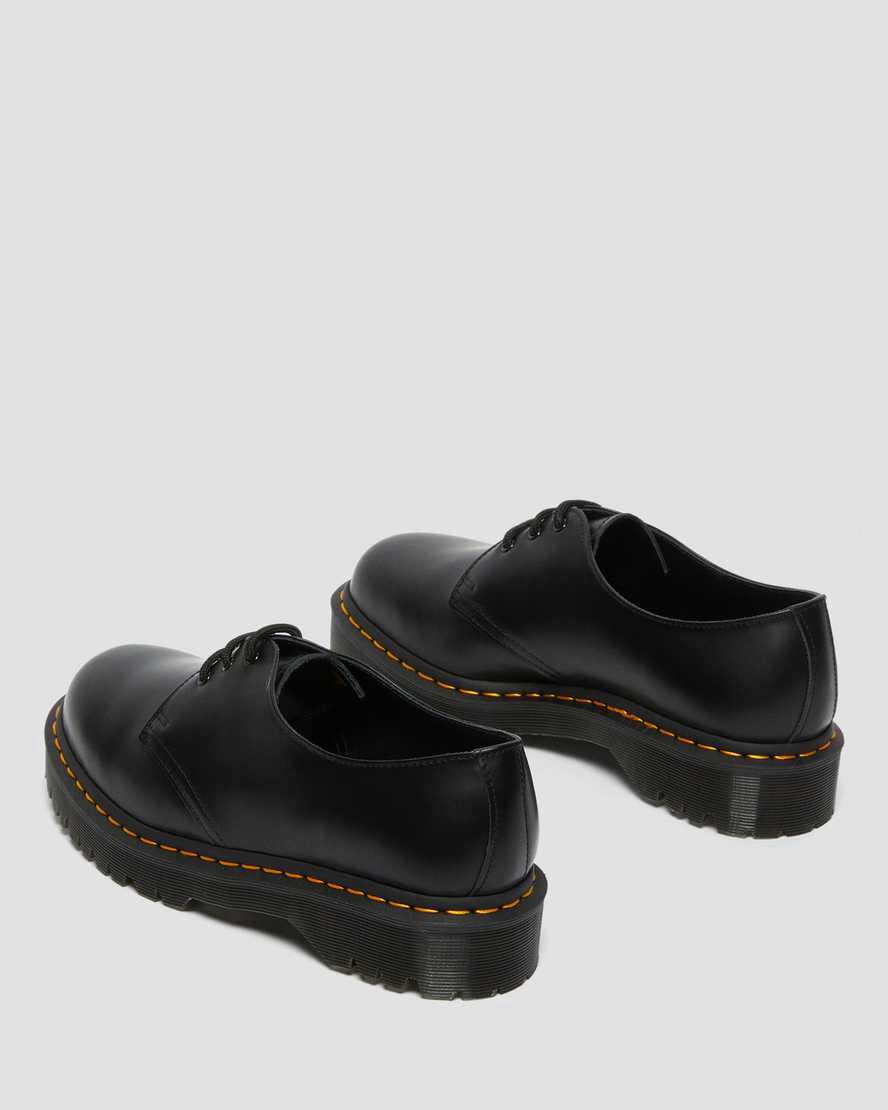 Zapatos Plataforma Dr Martens 1461 Bex Smooth Leather Oxford Hombre Negras  España |  18627-MXRY