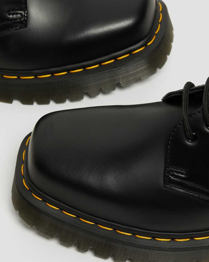 Zapatos Plataforma Dr Martens 1461 Bex Squared Toe Leather Oxford Mujer Negras  España |  63492-HQBU