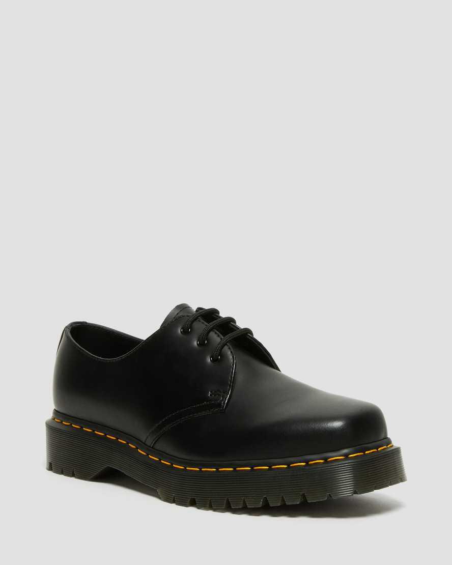 Zapatos Plataforma Dr Martens 1461 Bex Squared Toe Leather Oxford Mujer Negras  España |  63492-HQBU