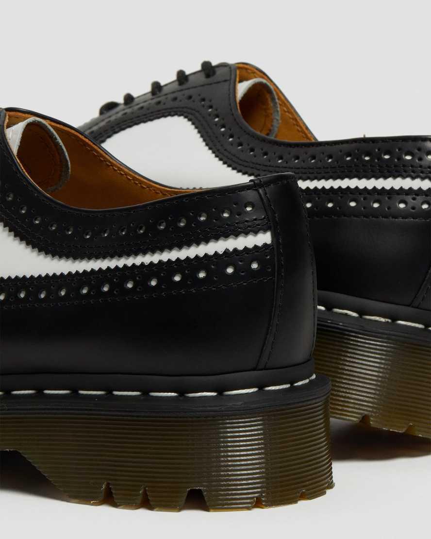 Zapatos Plataforma Dr Martens 3989 Bex Smooth Leather Brogue Mujer Negras  España |  10597-ITDB