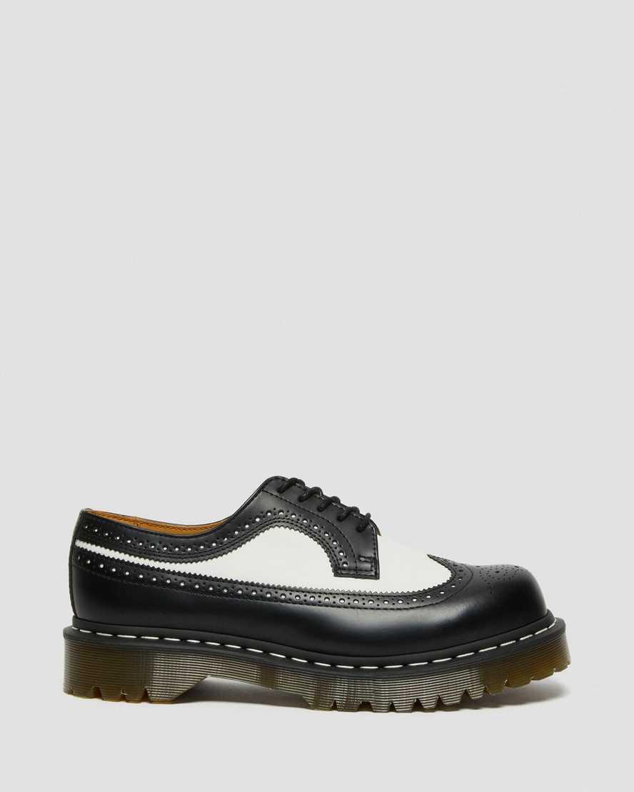 Zapatos Plataforma Dr Martens 3989 Bex Smooth Leather Brogue Mujer Negras  España |  10597-ITDB
