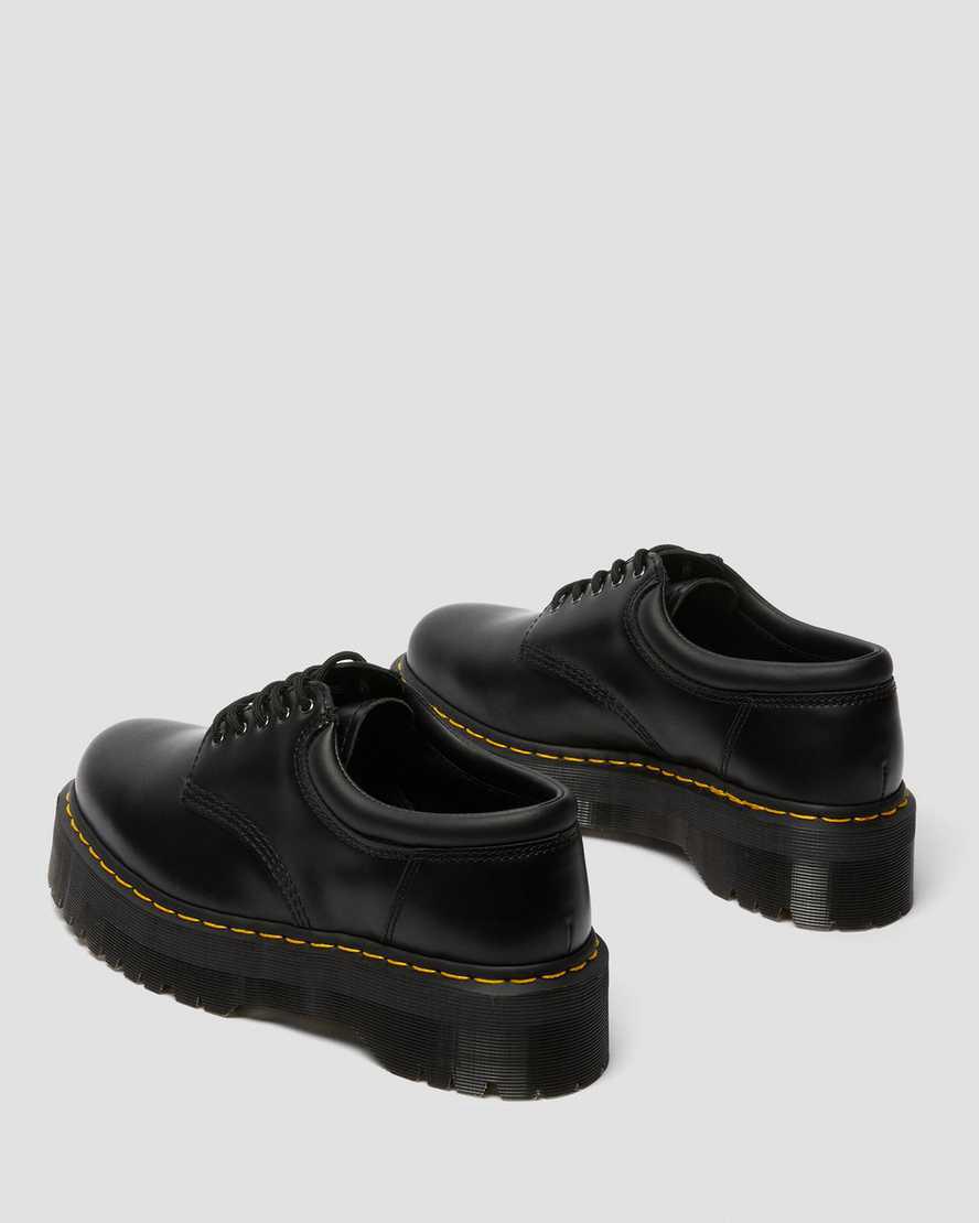 Zapatos Plataforma Dr Martens 8053 Leather Casual Hombre Negras  España |  34985-JPAW