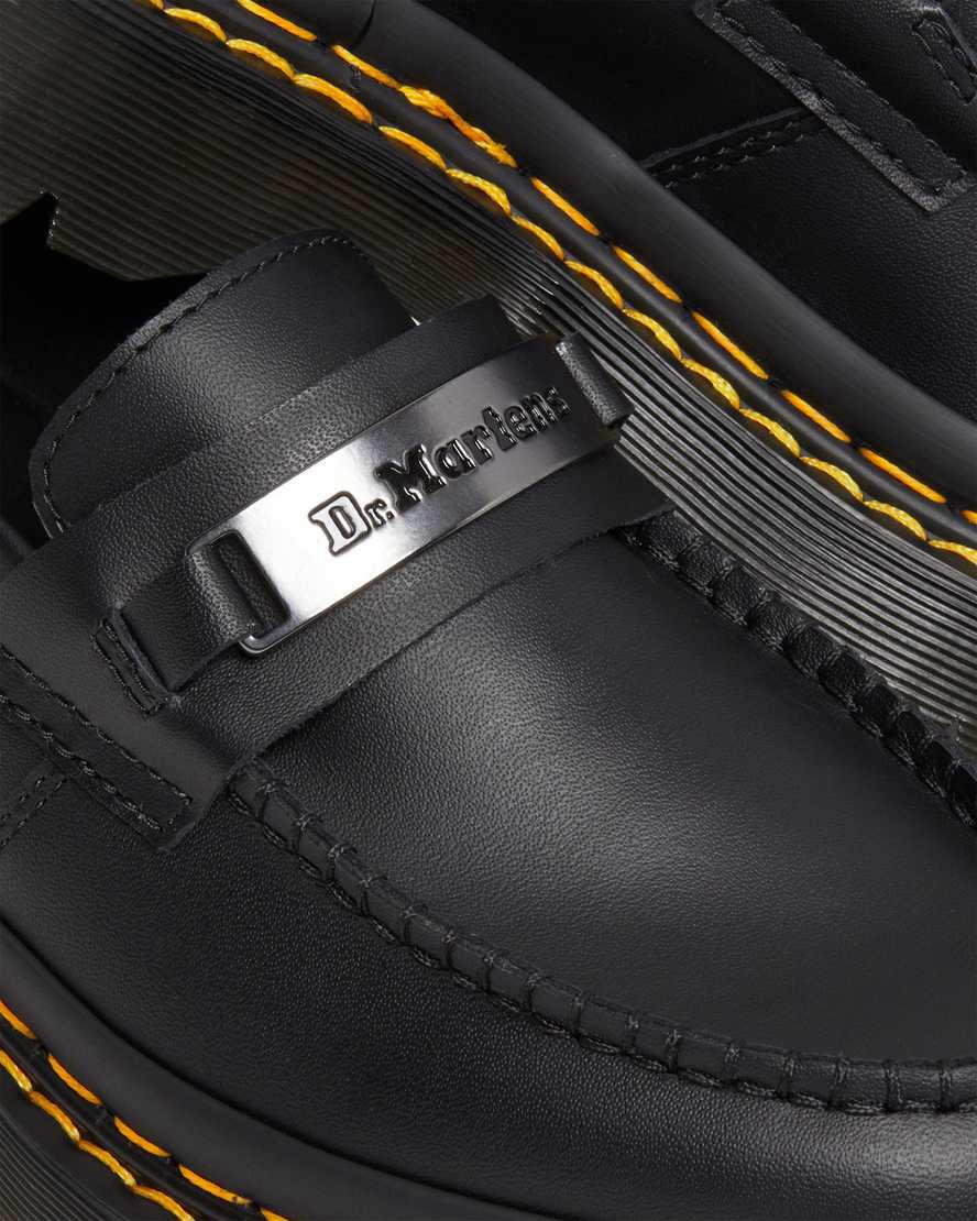 Zapatos Plataforma Dr Martens Penton Bex Double Stitch Leather Loafers  Mujer Negras  España |  87694-VUEY