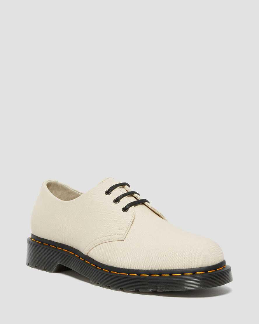 Botas Casuales Dr Martens 1461 Canvas Oxford Hombre Kaki España | 97143-IWKD