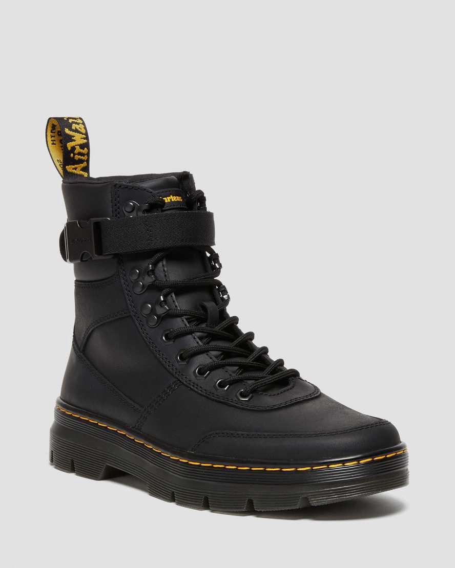 Botas Casuales Dr Martens Combs Tech Wyoming Leather Hombre Negras España | 86052-RHWY