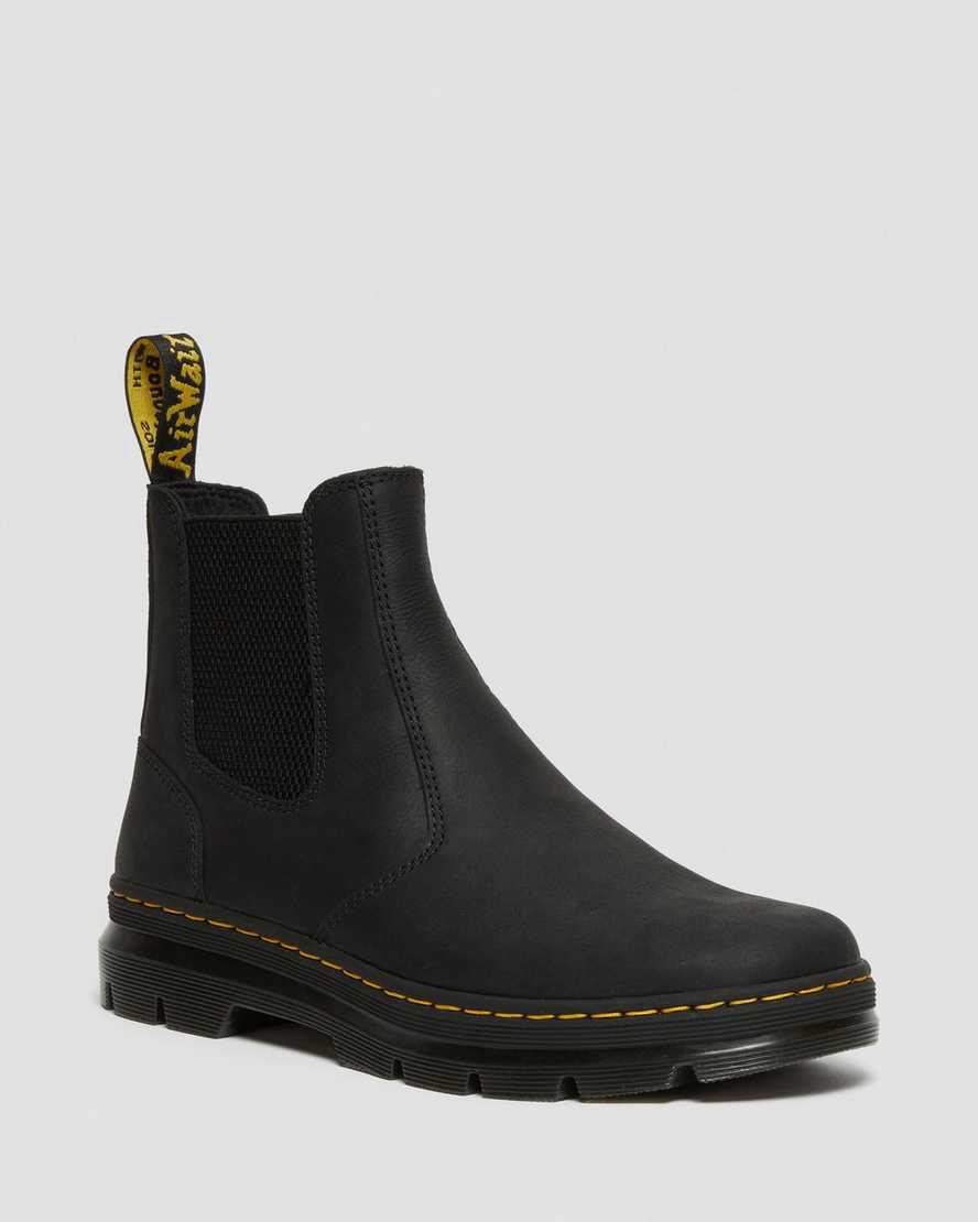 Botas Casuales Dr Martens Embury Leather Chelsea Mujer Negras España | 85740-ACDW