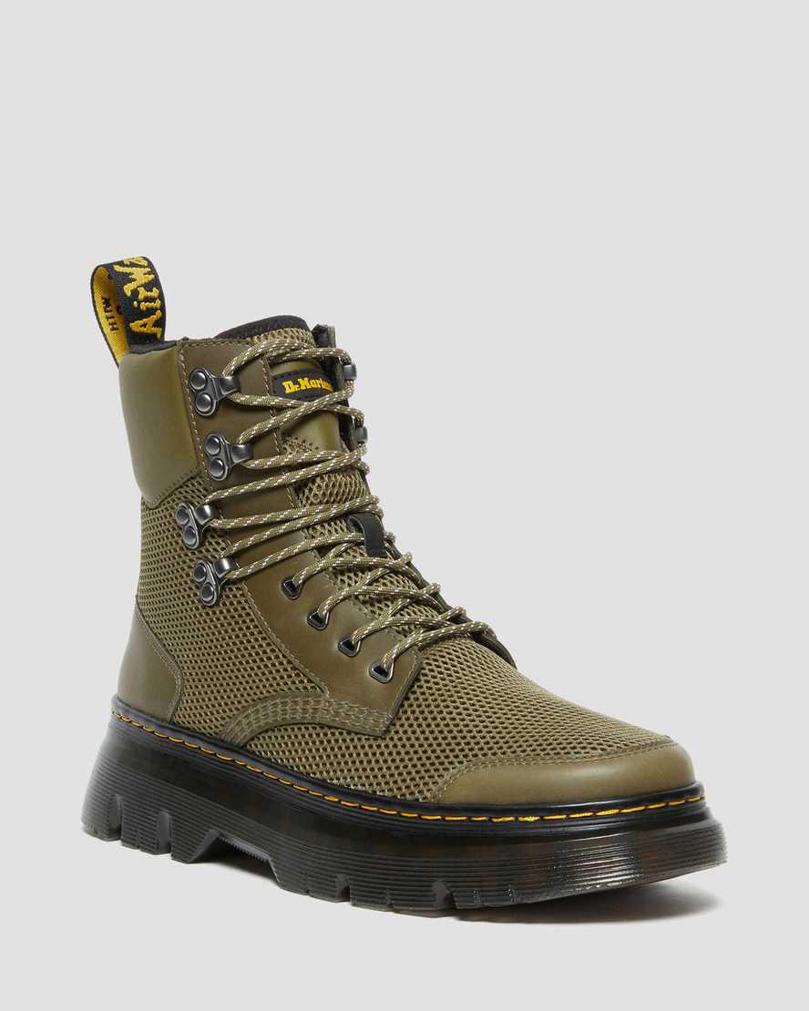 Botas Casuales Dr Martens Tarik Toe Guard Utility Hombre Verde Oliva Arena España | 38619-APEW