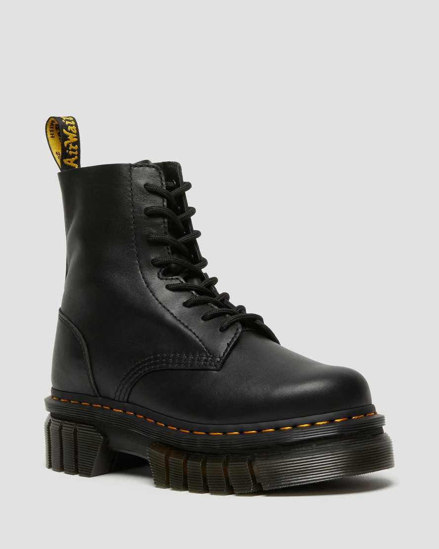 Botas Plataforma Dr Martens Audrick Nappa Leather Ankle Hombre Negras España | 58921-VMCD