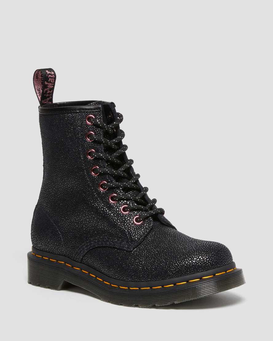 Botas con Cordones Dr Martens 1460 Bejeweled Mujer Negras España | 82051-MLUW