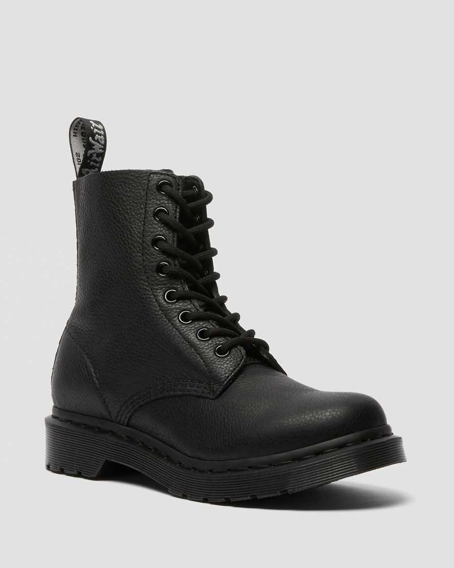 Botas con Cordones Dr Martens 1460 Pascal Mono Mujer Negras España | 12805-RLKH