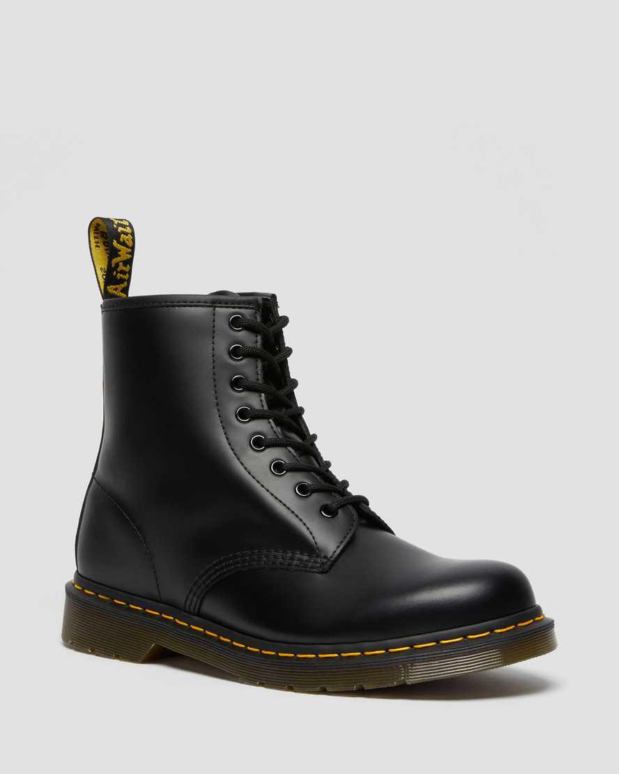 Botas con Cordones Dr Martens 1460 Smooth Leather Hombre Negras España | 85193-SWEC