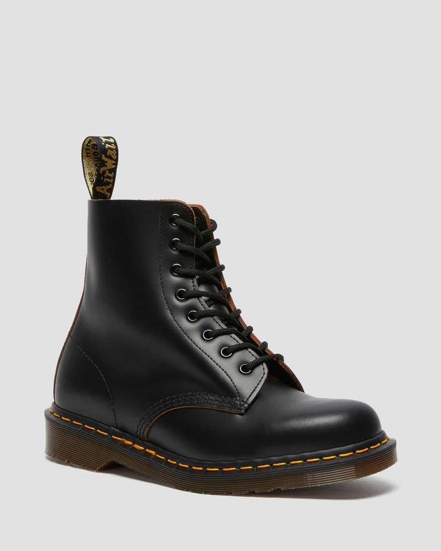 Botas con Cordones Dr Martens 1460 Vintage Made in England Hombre Negras España | 25987-UNFH