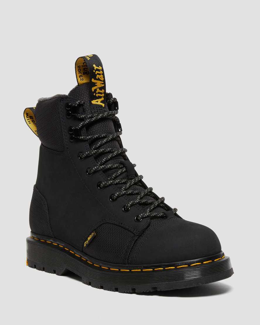 Botas de Invierno Dr Martens 1460 Trinity Waterproof Slip Resistant Mujer Negras España | 50842-HCFK