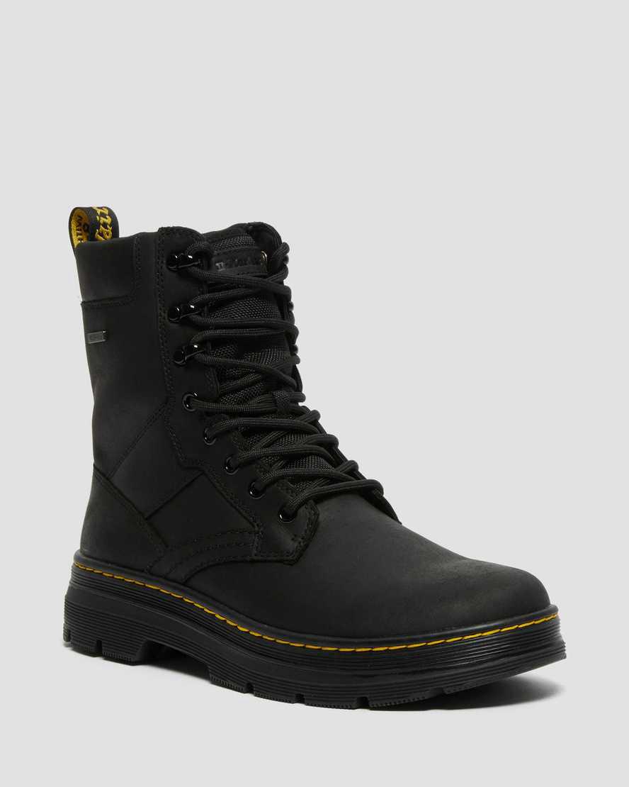 Botas de Invierno Dr Martens Iowa Waterproof Poly Casual Mujer Negras España | 51237-JWAG