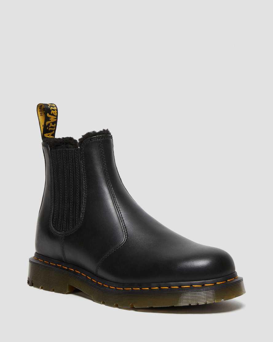 Botines Chelsea Dr Martens 2976 Wintergrip Leather Hombre Negras España | 17826-DQEO