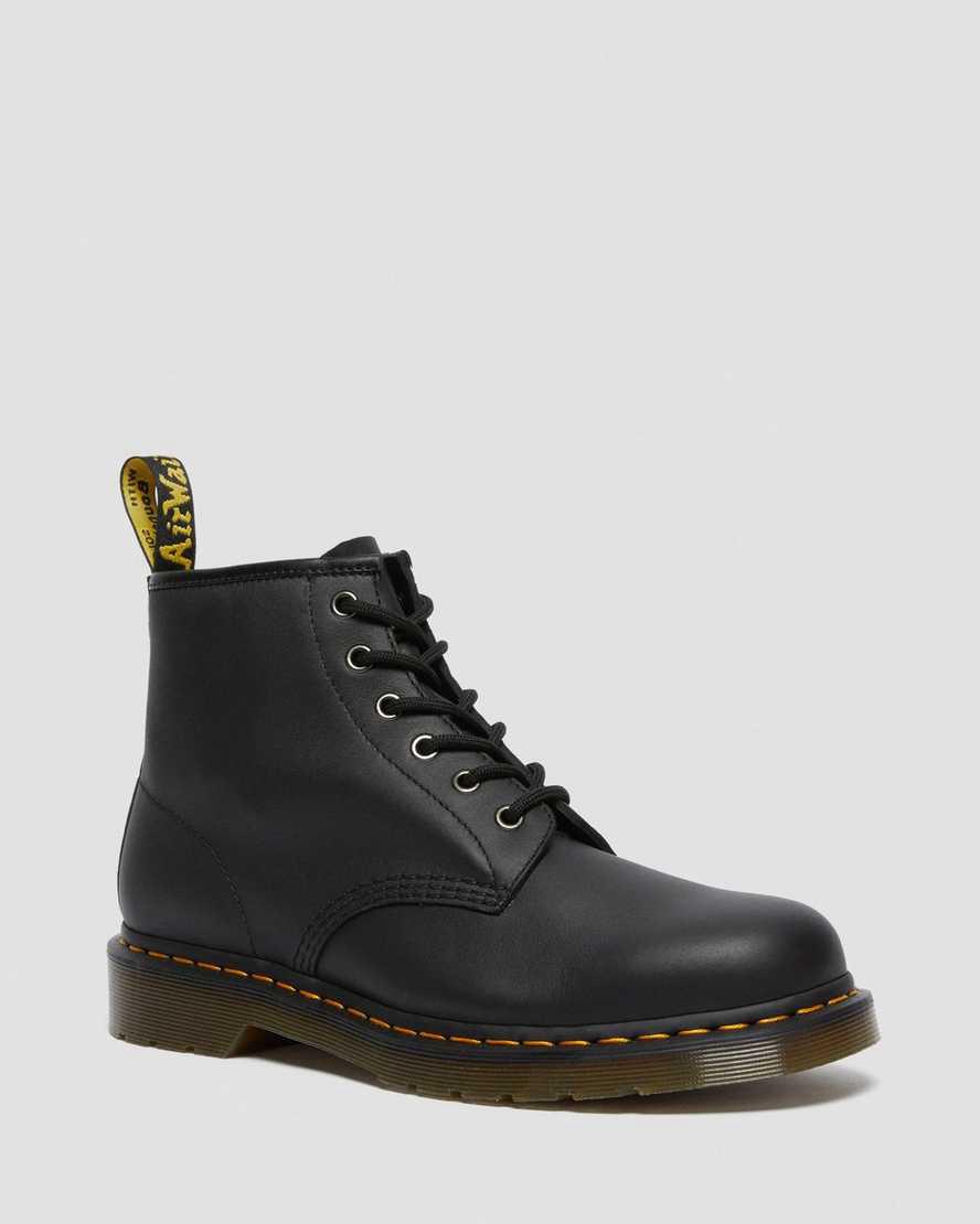 Botines Dr Martens 101 Leather Mujer Negras España | 23170-OZHE