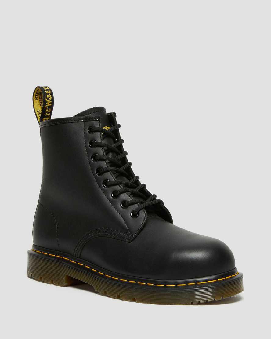 Botines Dr Martens 1460 Slip Resistant Steel Toe Mujer Negras España | 76012-ERQI