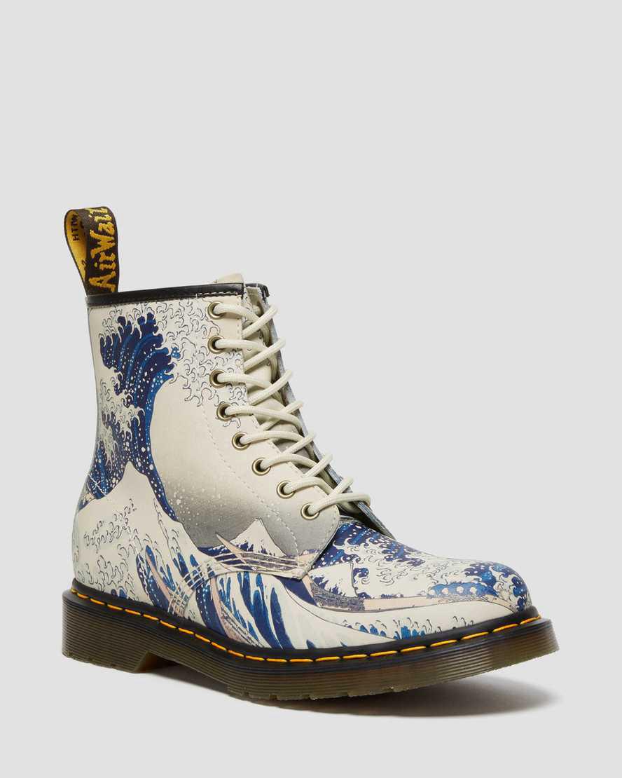 Botines Dr Martens 1460 The Met Leather Lace Up Hombre Multicolor España | 13892-XEYC