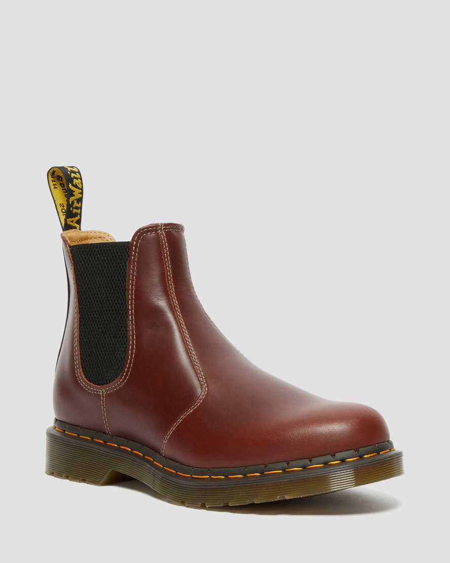 Botines Dr Martens 2976 Abruzzo Leather Chelsea Hombre Brown/Black Abruzzo Wp España | 60472-RJYD