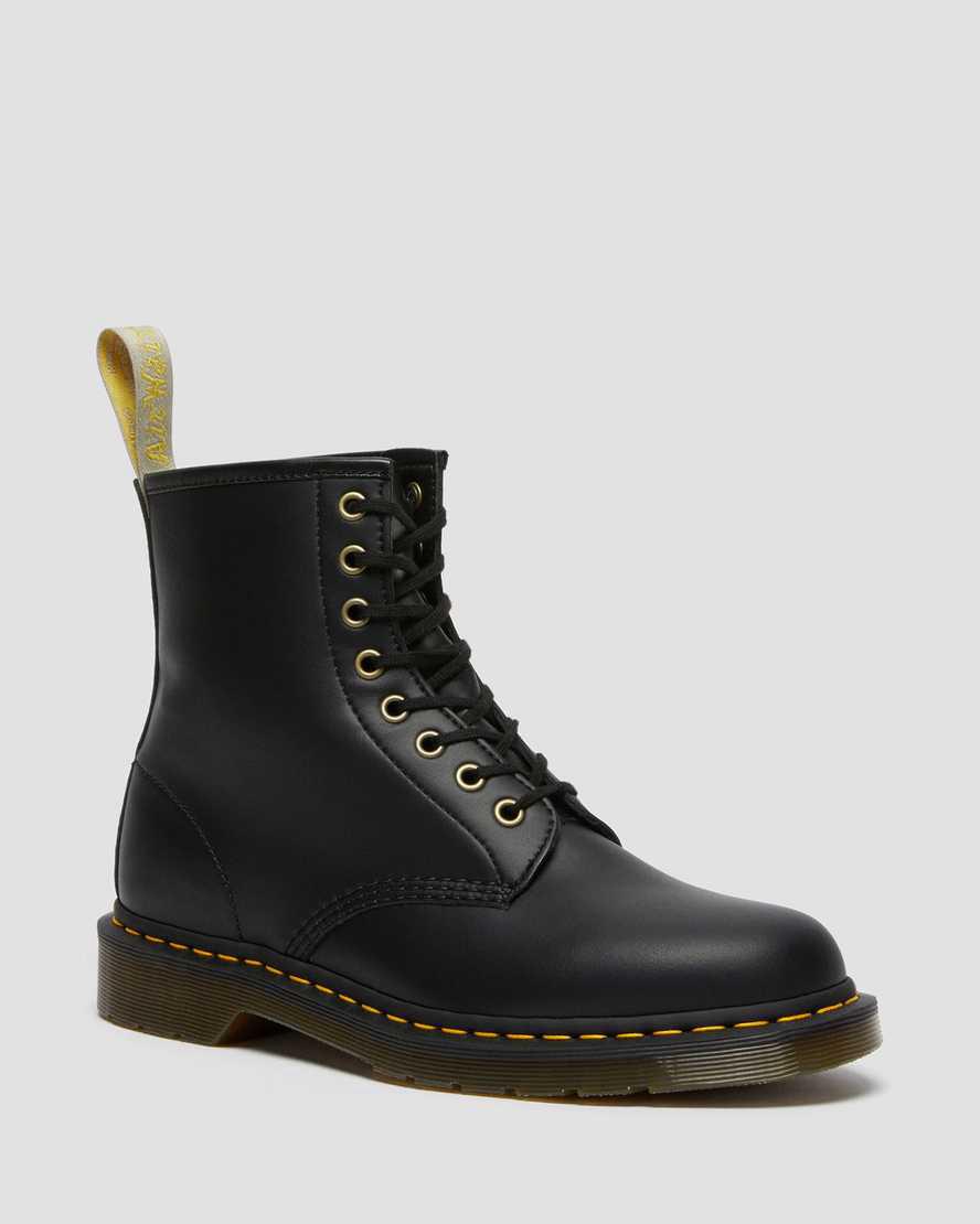 Botines Dr Martens Vegan 1460 Felix Lace Up Hombre Negras España | 31029-SDOM