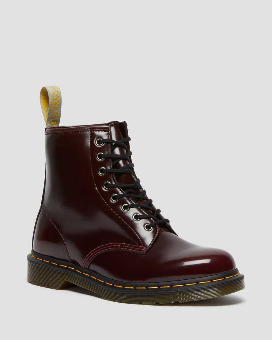 Botines Dr Martens Vegan 1460 Lace Up Hombre Rojas España | 87190-DRZY