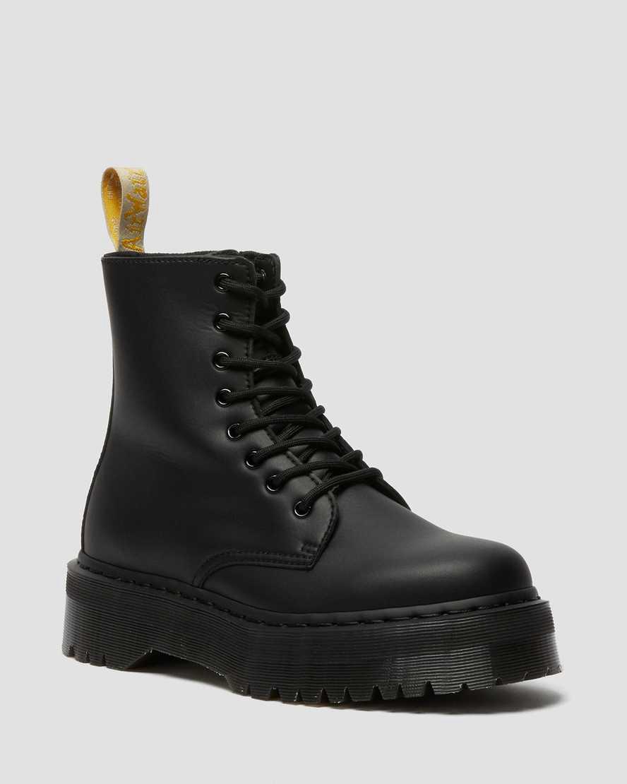 Botines Dr Martens Vegan Jadon II Boot Mono Platforms Mujer Negras España | 71352-OFLZ