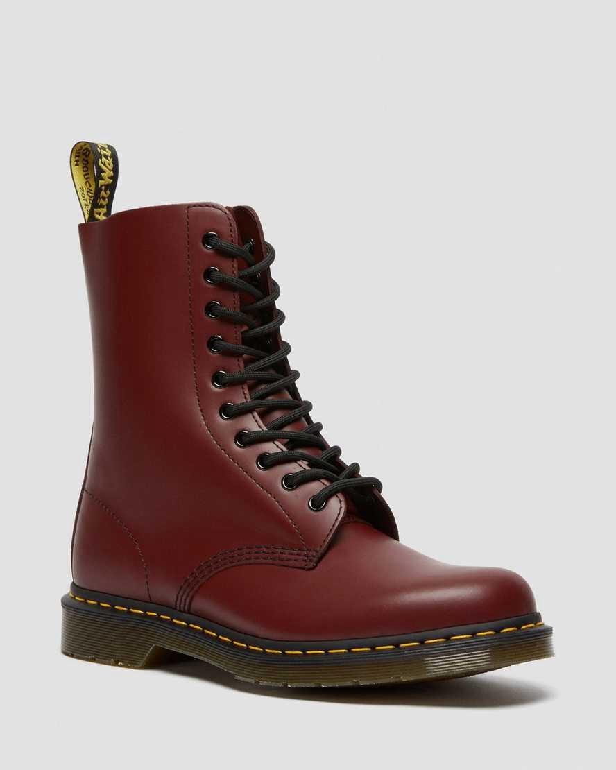 Originals Boots Dr Martens 1490 Smooth Leather Mid Calf Hombre Rojas España | 14952-HOKV