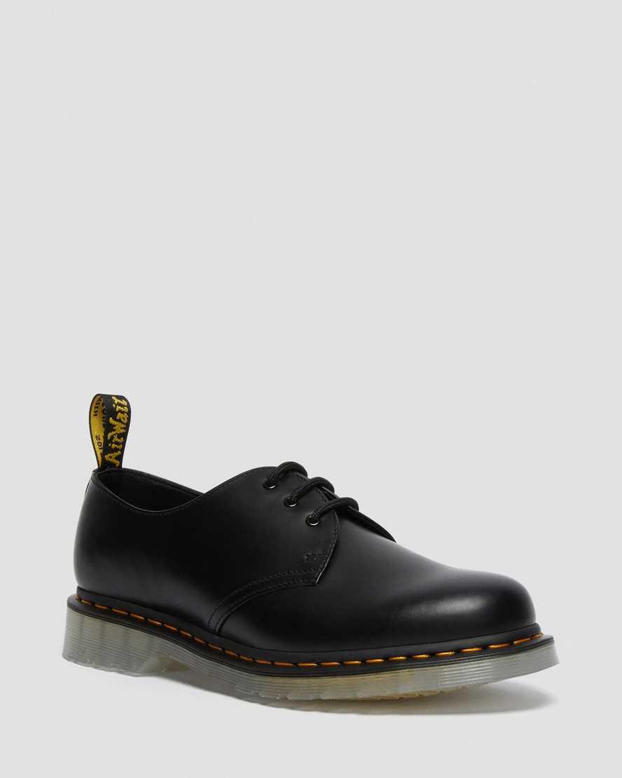Zapatos Oxford Dr Martens 1461 Iced Smooth Leather Mujer Negras España | 16792-AMUF