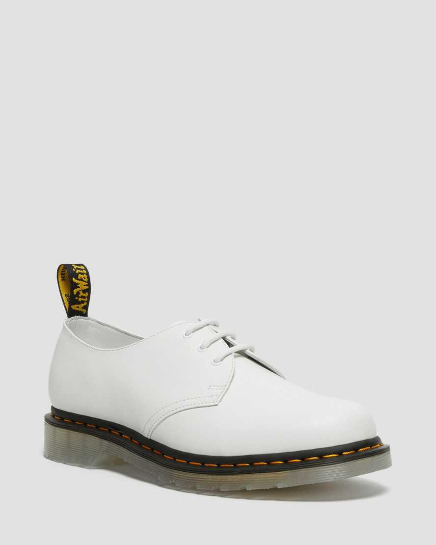 Zapatos Oxford Dr Martens 1461 Iced Smooth Leather Mujer Blancas España | 94602-ZFLB