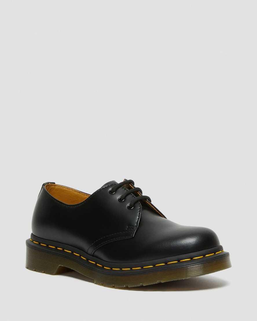Zapatos Oxford Dr Martens 1461 Smooth Leather Mujer Negras España | 74956-MXZQ