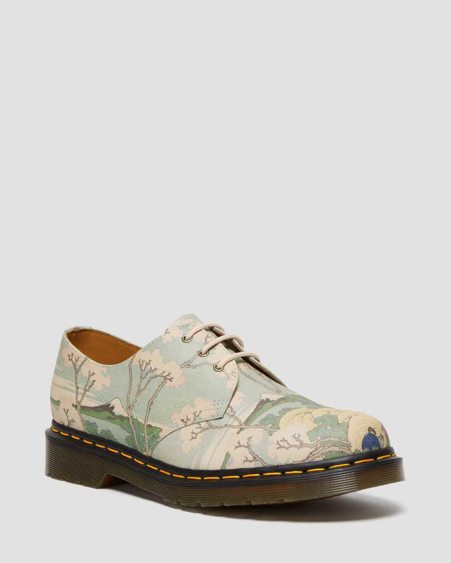 Zapatos Oxford Dr Martens 1461 The Met Leather Mujer Multicolor España | 15904-ATEM